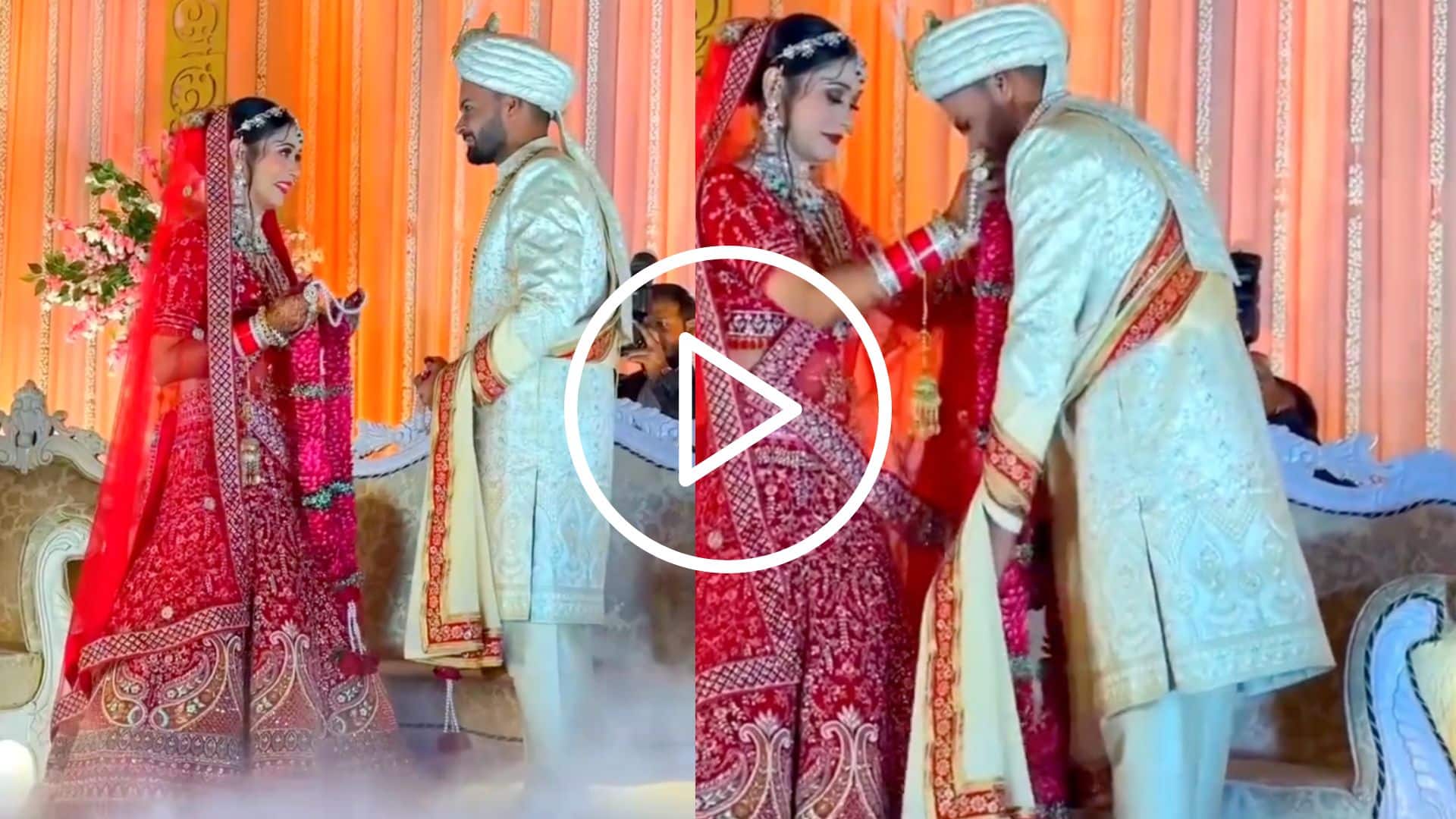 [Watch] India Pacer Mukesh Kumar Gets Married With The Love Of His Life, Divya Singh